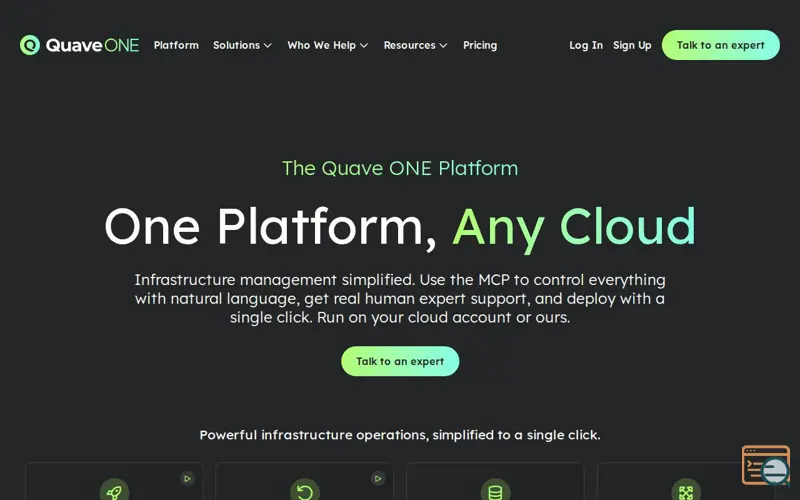Screenshot of Platform