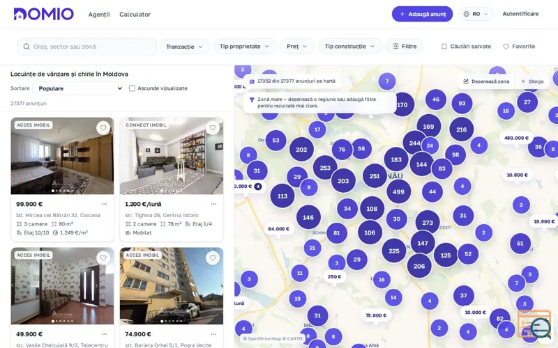 Screenshot of Domio 