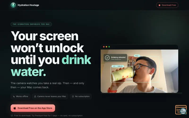 Screenshot of Hydration Hostage