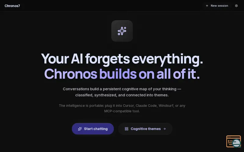 Screenshot of Chronos7