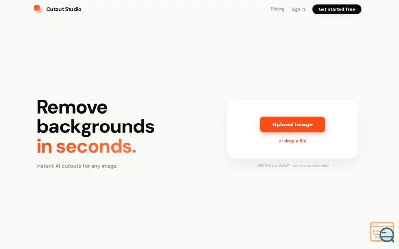 Screenshot of Cutout Studio