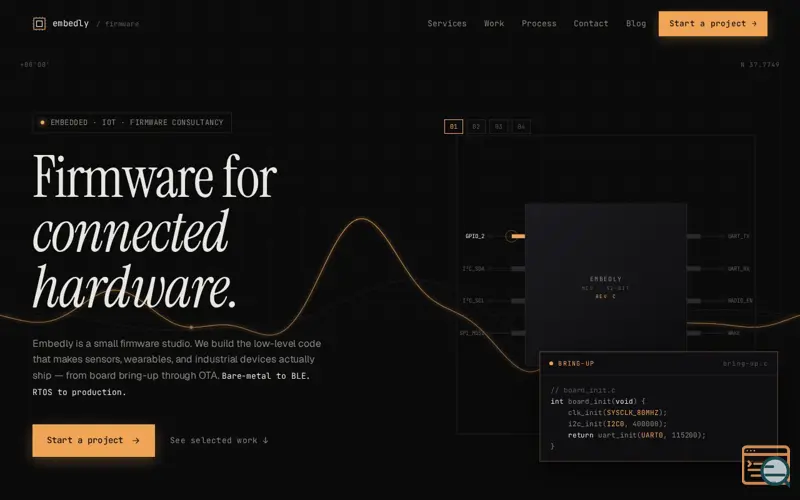 Screenshot of Embedly