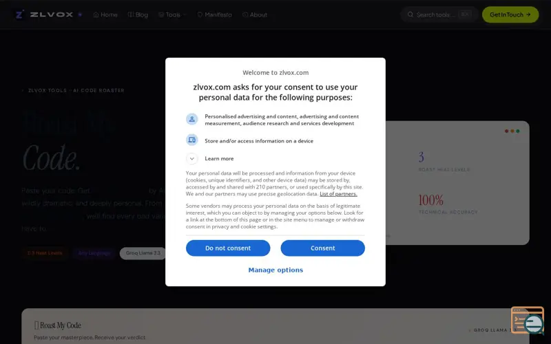 Screenshot of Zlvox