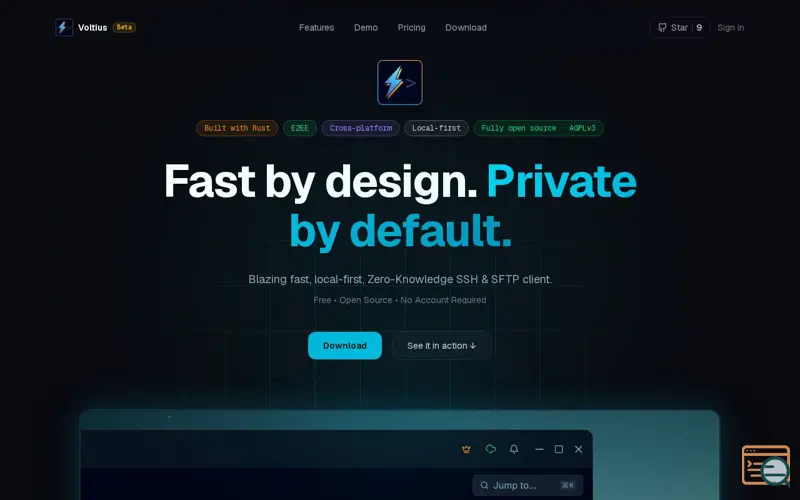 Screenshot of Voltius