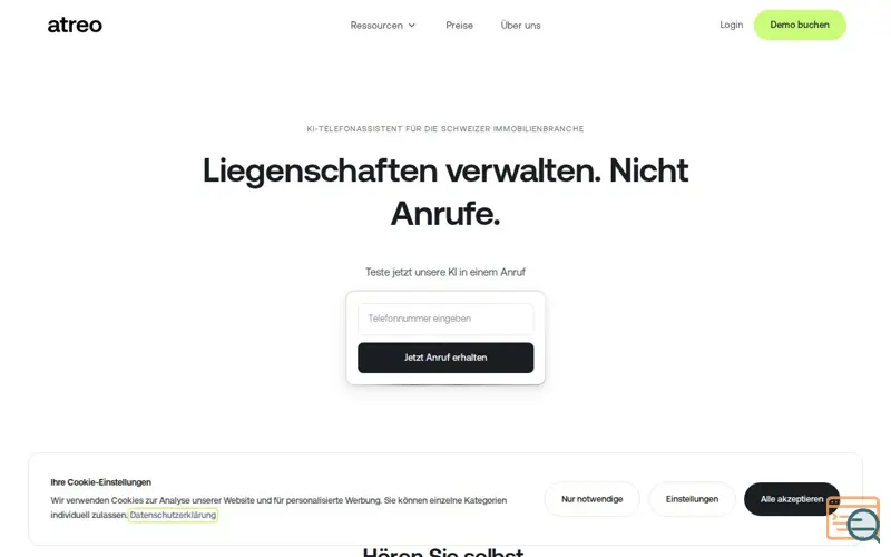 Screenshot of Atreo