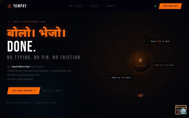 Screenshot of YamPay — Bolkar Bhejo