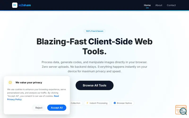 Screenshot of Ic2Share