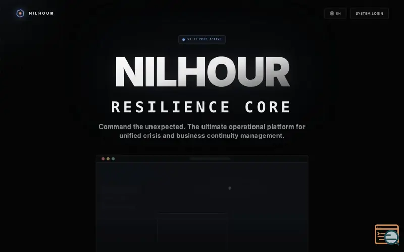 Screenshot of Nilhour OS