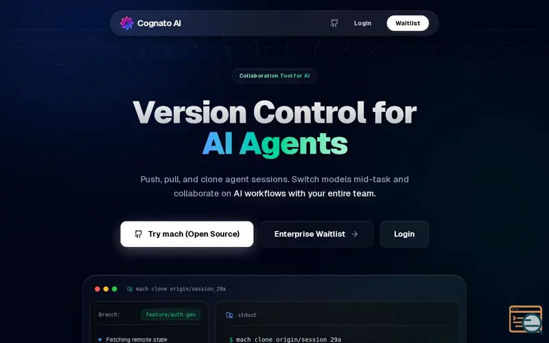 Screenshot of Version Control for AI Agents