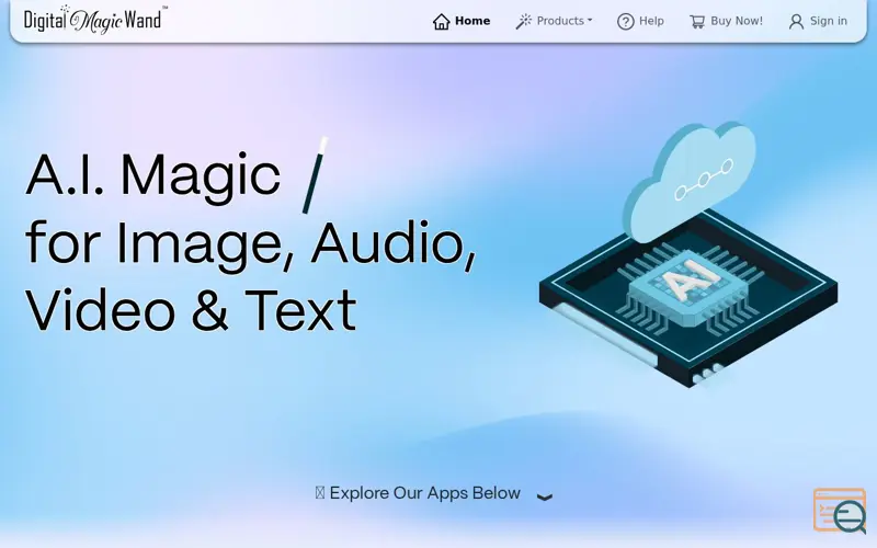 Screenshot of DigitalMagicWand