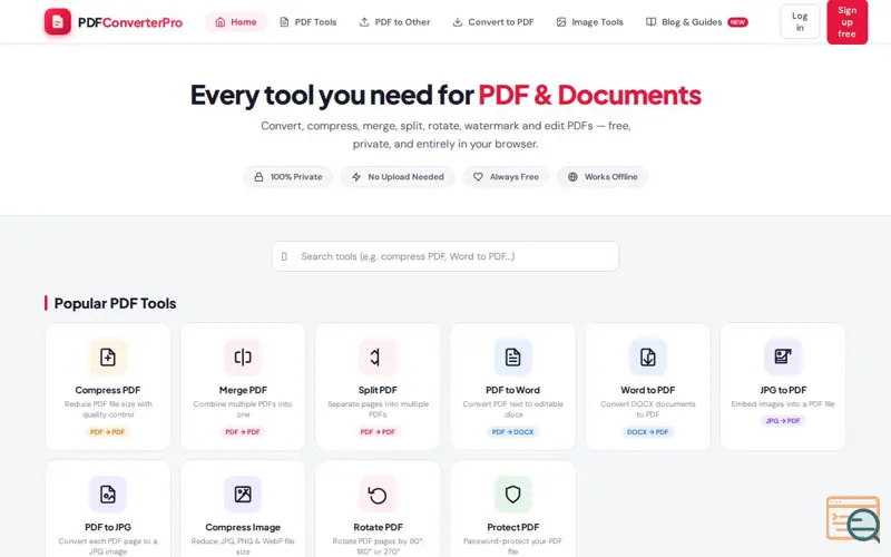 Screenshot of PDF Converter Pro