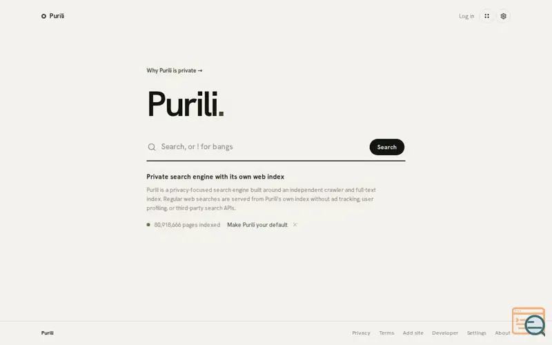 Screenshot of Purili