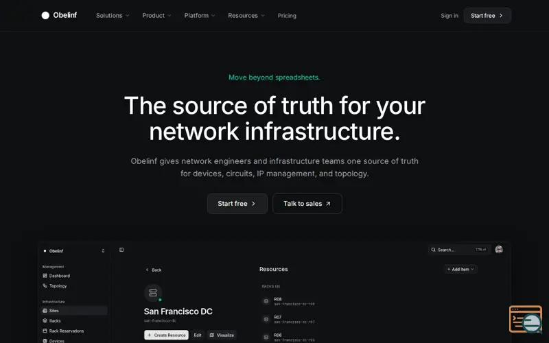 Screenshot of Obelinf