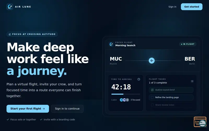 Screenshot of Air Lune