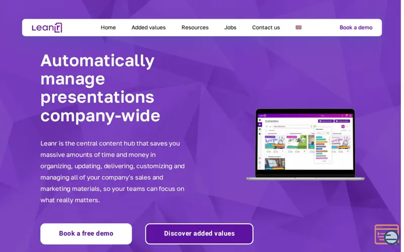 Screenshot of Leanr