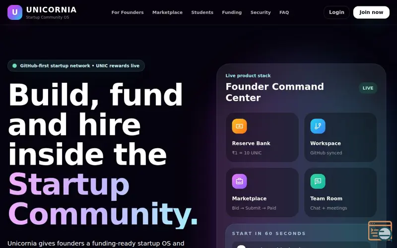 Screenshot of Unicornia