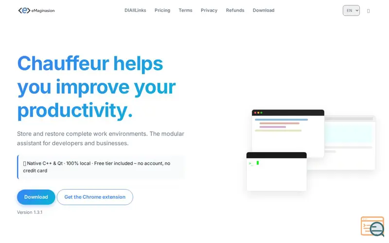 Screenshot of Chauffeur