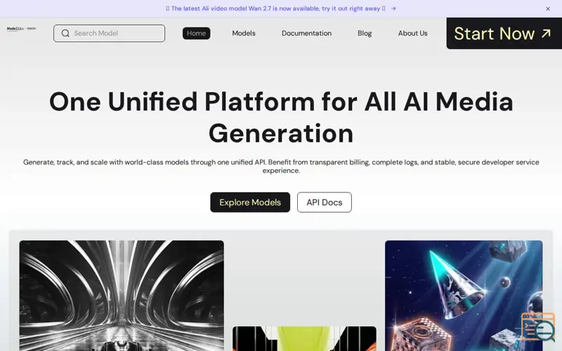 Screenshot of Modellix