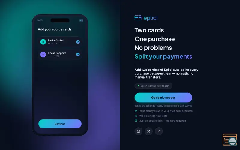Screenshot of Splici