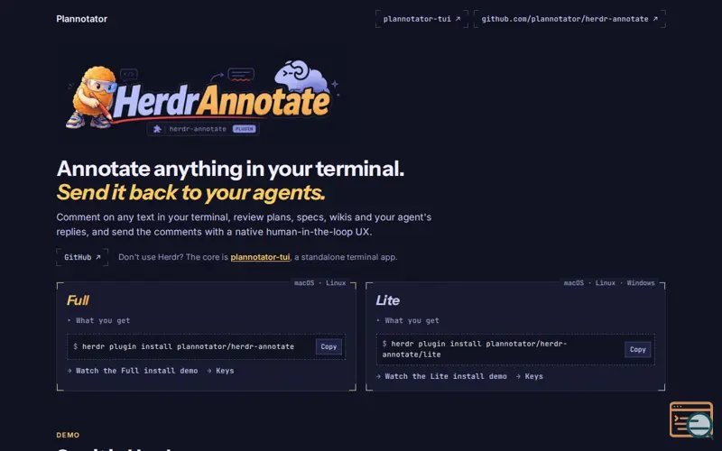 Screenshot of Plannotator