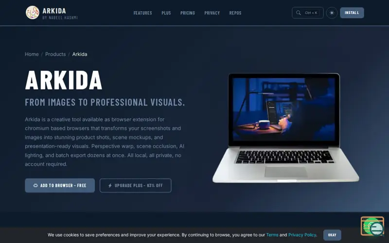 Screenshot of Arkida