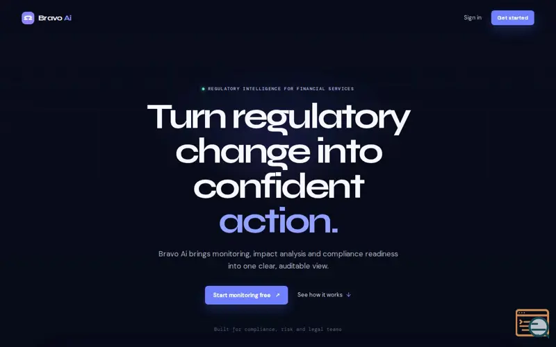 Screenshot of Bravo Ai