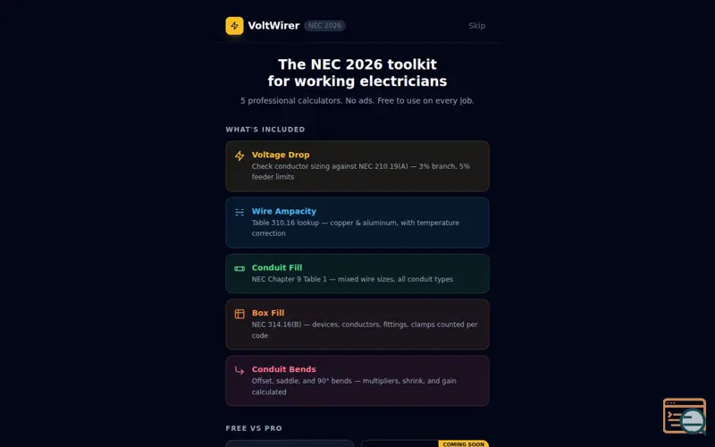 Screenshot of VoltWirer