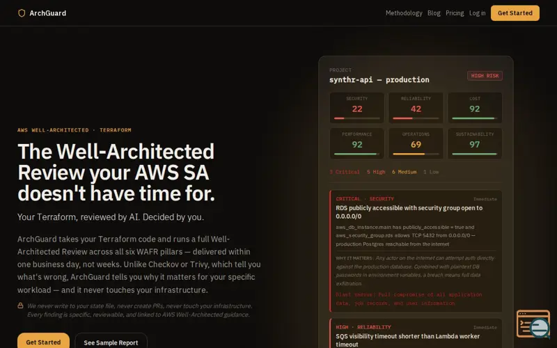 Screenshot of ArchGuard