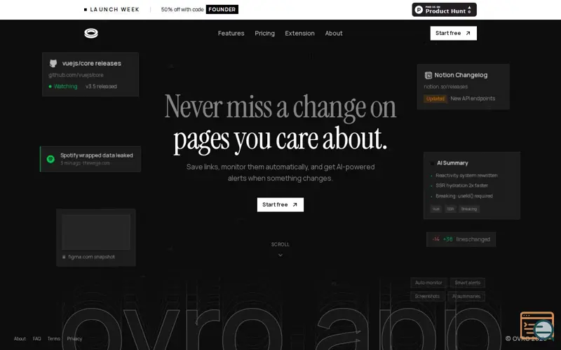 Screenshot of Ovro