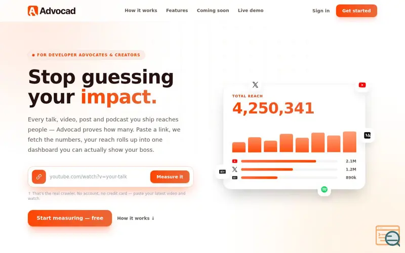 Screenshot of Advocad App