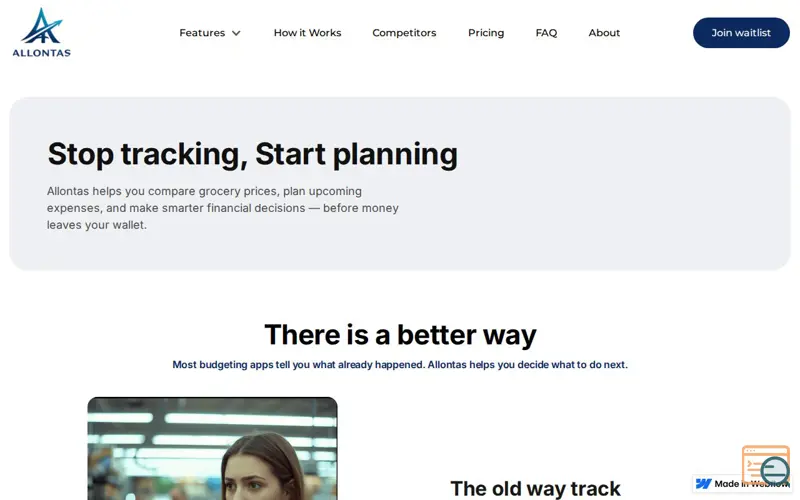Screenshot of Allontas