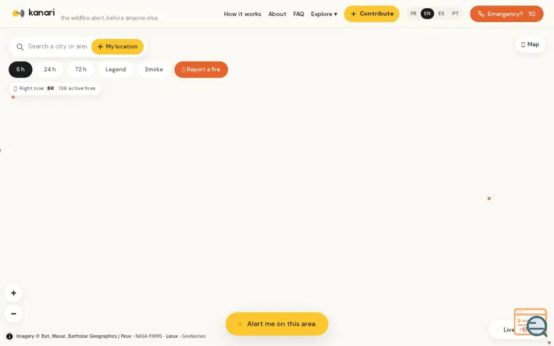 Screenshot of kanari