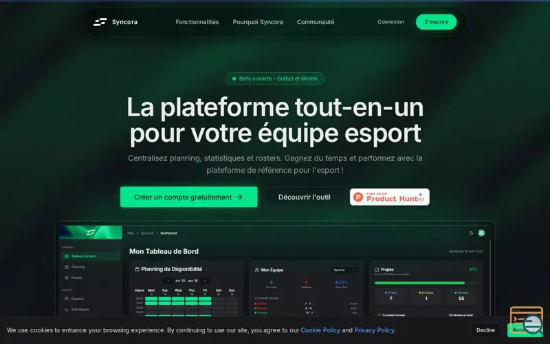 Screenshot of Syncora