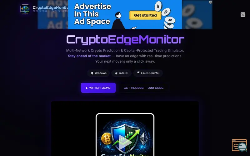 Screenshot of Multi-Network Crypto Prediction