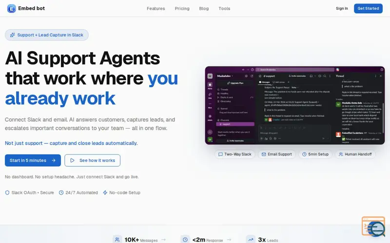 Screenshot of Embed-Bot