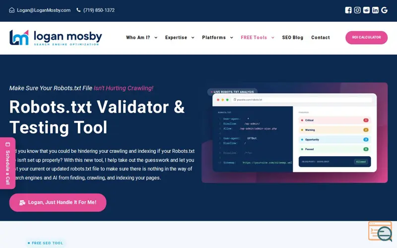 Screenshot of Robots.txt Validator & Testing Tool, a launch using GoodLayers