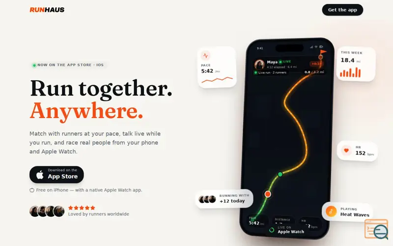 Screenshot of Runhaus