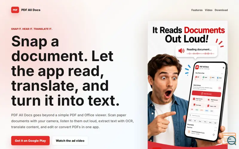Screenshot of PDF All Docs