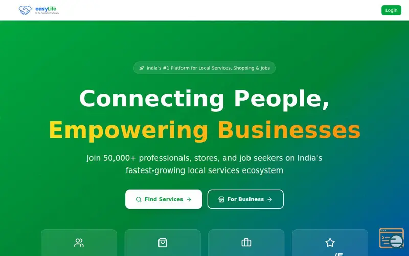 Screenshot of easyLife