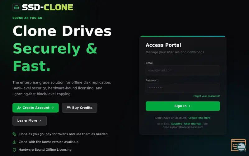 Screenshot of SSD-Clone 