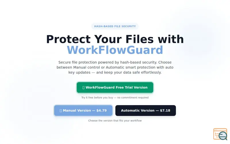Screenshot of WorkFlowGuard