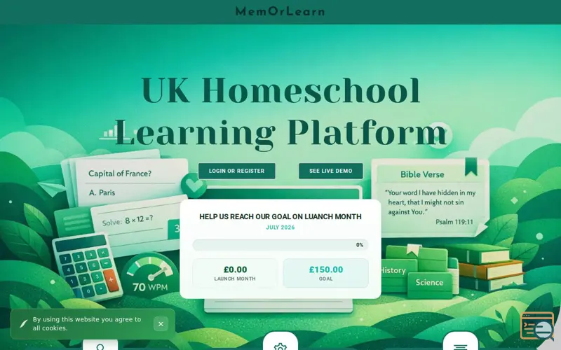 Screenshot of MemOrLearn
