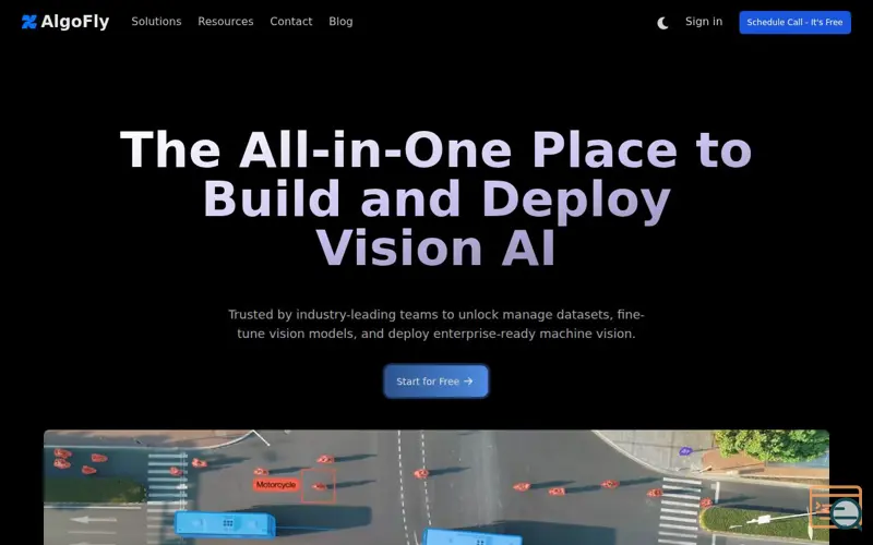 Screenshot of AlgoFly AI