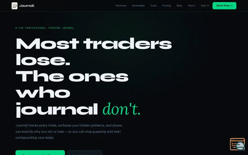 Screenshot of Journali