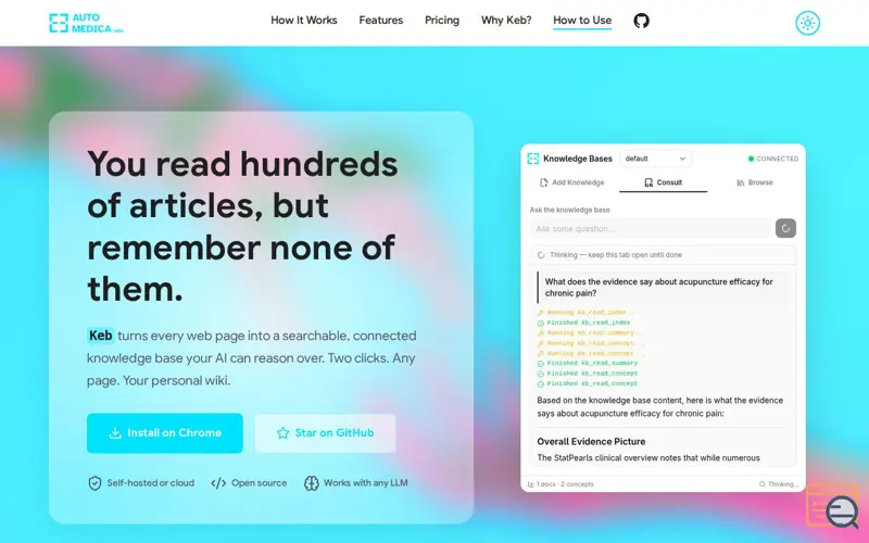 Screenshot of Keb
