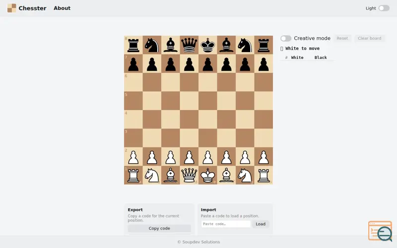 Screenshot of Chesster