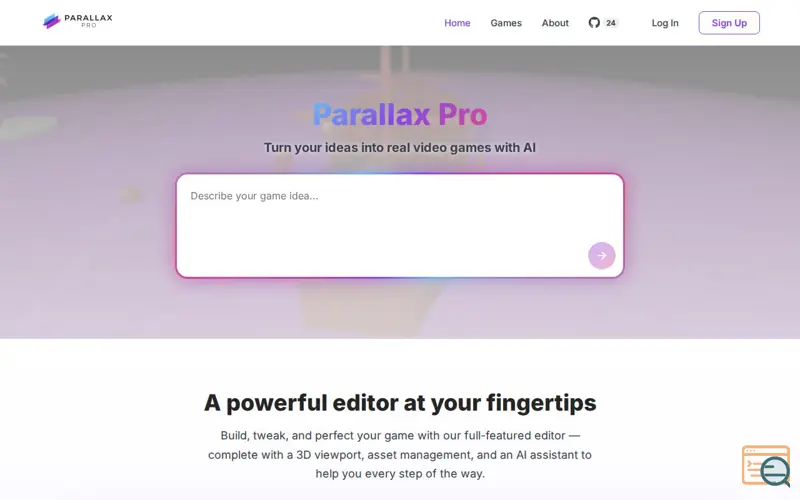 Screenshot of ParallaxPro