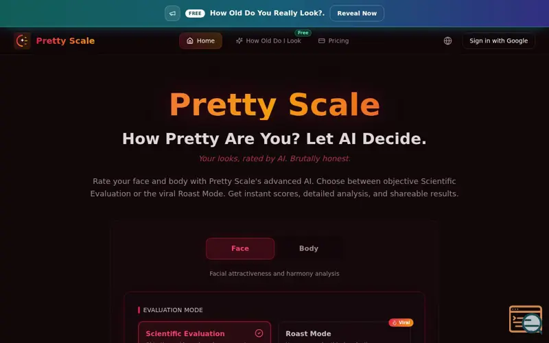 Screenshot of Pretty Scale