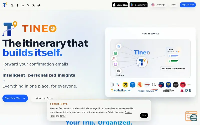 Screenshot of Tineo