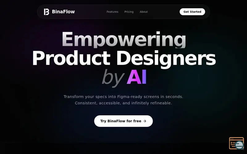 Screenshot of BinaFlow